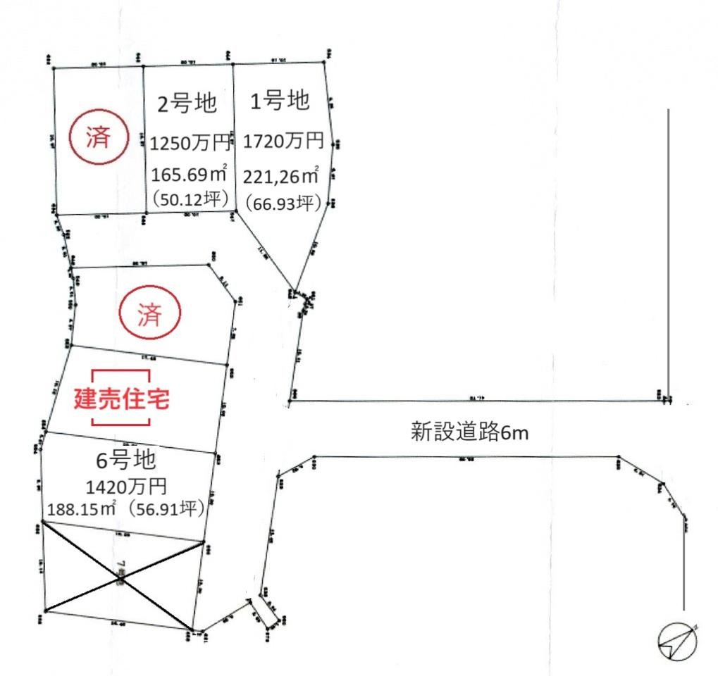 川島田分譲地（図面5）