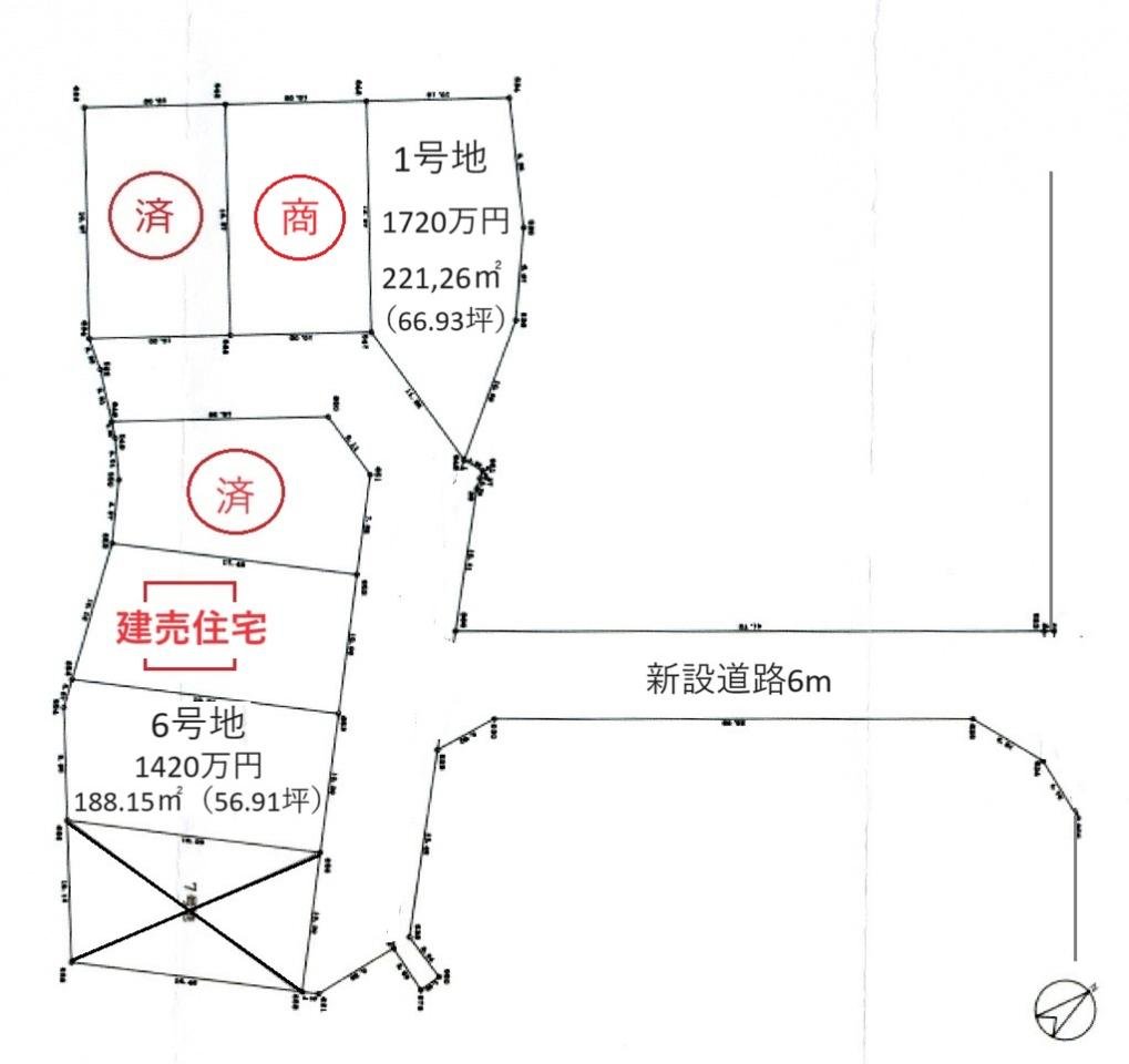 川島田分譲地（図面5）